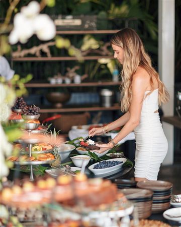 Brunch table